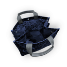 Midnight Blue Velvet Luxe North South Bag + FREE Navy & Gold Luxe Strap - Quilted Koala