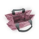 Pink Velvet Luxe North South Bag + FREE Wine & Navy Geo Luxe Strap - Quilted Koala