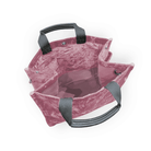 Pink Velvet Luxe North South Bag + FREE Wine & Navy Geo Luxe Strap - Quilted Koala