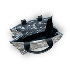 Grey Camo Luxe North South Bag + FREE Neon Yellow & Grey Luxe Strap - Quilted Koala