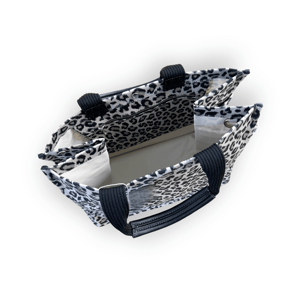 Leopard Luxe North South Bag + FREE Tan & Cream IMAGINE Luxe Strap - Quilted Koala