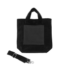 NEW! Quilted Velvet Soho Crossbody Bag - Black - Quilted Koala