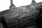East West Bag: Black Camouflage - Quilted Koala