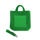Quilted Velvet Soho Crossbody Bag - Electric Green - Quilted Koala