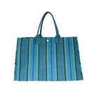 East West Bag Basics- HAPPY BLUE Stripes - Quilted Koala