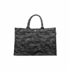 Black Camo East West Bag + FREE Bordeaux Tassel - Quilted Koala