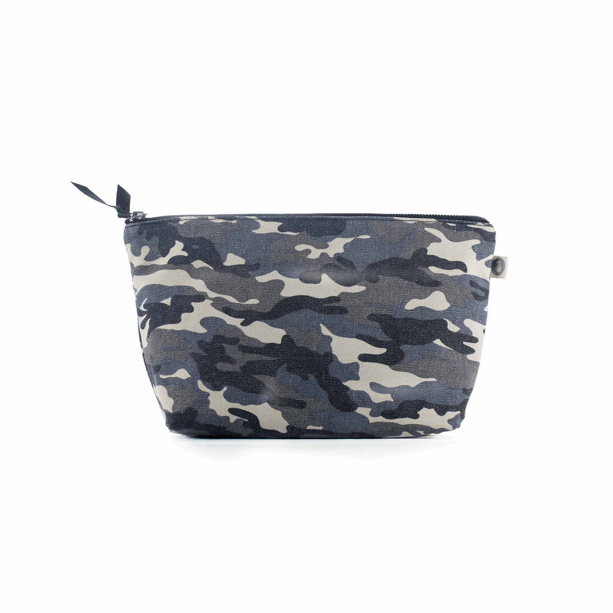 Clutch Bag: Grey Camouflage - Quilted Koala
