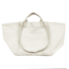 Chelsea Bag - Natural with Monogram Stripe - Quilted Koala