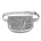 Silver Metallic Adjustable Belt Bag - Quilted Koala