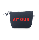 AMOUR Navy Makeup Bag - NEW! - Quilted Koala