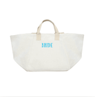 BRIDE Chelsea Bag - Natural with Capri Blue NEW! - Quilted Koala