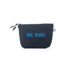 DOG MAMA - Navy Makeup Bag with Capri Blue - NEW! - Quilted Koala