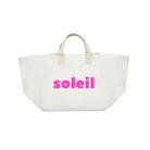 Natural Chelsea Bag with SOLEIL in Hot Pink - Quilted Koala