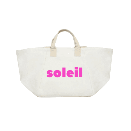 Natural Chelsea Bag with SOLEIL in Hot Pink - Quilted Koala