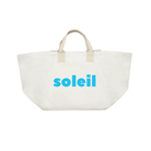 Natural Chelsea Bag with SOLEIL in Capri Blue - Quilted Koala