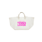 Certified TENNIS LOVER BAG (natural and pink) - NEW - Quilted Koala