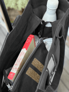 Anywhere Golf Cart Bag in Black with Neon Pink GOLF - Quilted Koala
