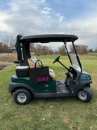 Anywhere Golf Cart Bag in Black with Neon Pink GOLF - Quilted Koala