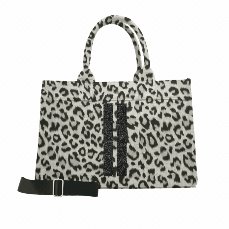 Midi East West Bag: Leopard - Quilted Koala