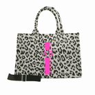Monogram Stripe Midi East West Bag: Leopard - Quilted Koala