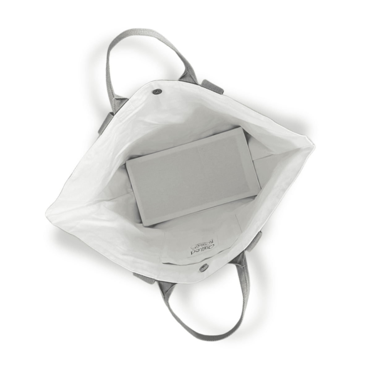 Chelsea Bag - Metallic Silver - Quilted Koala