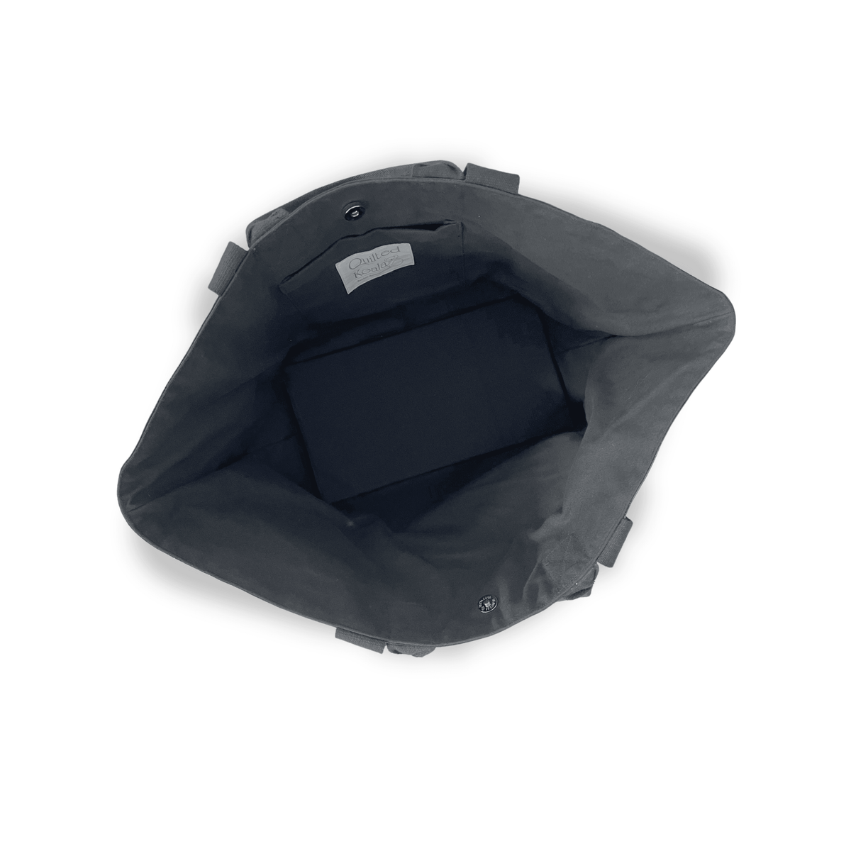 Chelsea Bag - Metallic Black - Quilted Koala