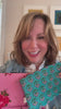 Foldover Clutch/ Travel Jewelry Organizer- Quilted Pink Floral - Quilted Koala