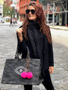 East West Bag: Black Camouflage - Quilted Koala