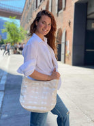 City Bag: Stone Shibori - Quilted Koala