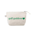 Golf Goddess Makeup Bag  Natural - NEW! - Quilted Koala