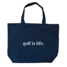 Everything Bag - GOLF IS LIFE.  NEW! - Quilted Koala