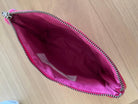 Makeup Bag Basics - PINK Happy Stripe - Quilted Koala