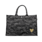 East West Bag: Black Camo - Petite GLOW HEART NEW! - Quilted Koala