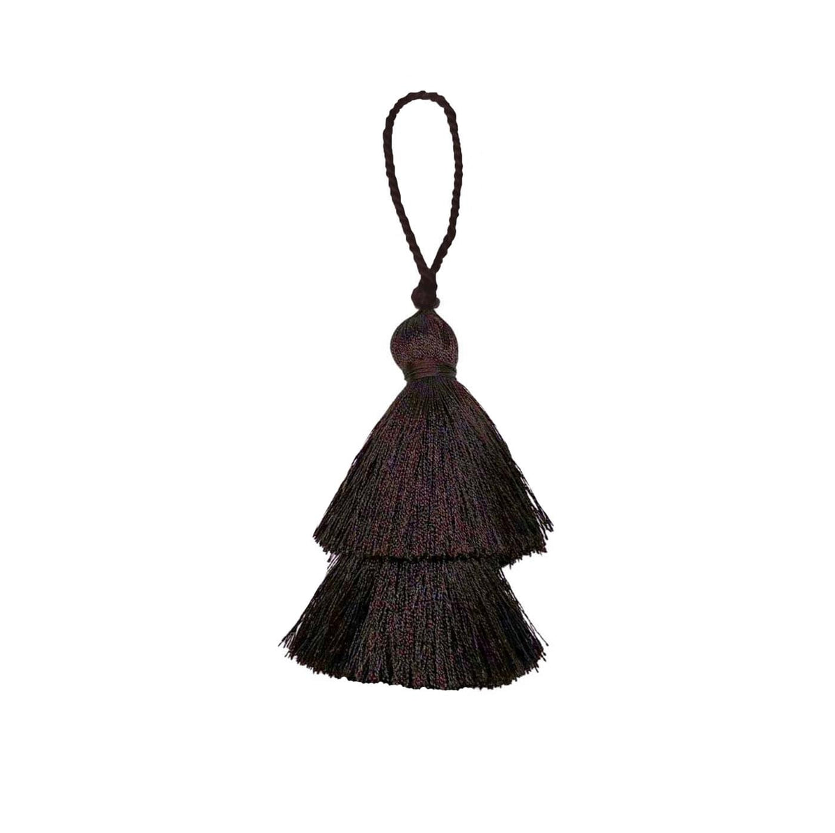 KOALA MINI TASSEL - CHOCOLATE BROWN - Quilted Koala