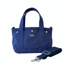 The Seaport Boat Bag - Blue Canvas Mini Monogram - Quilted Koala