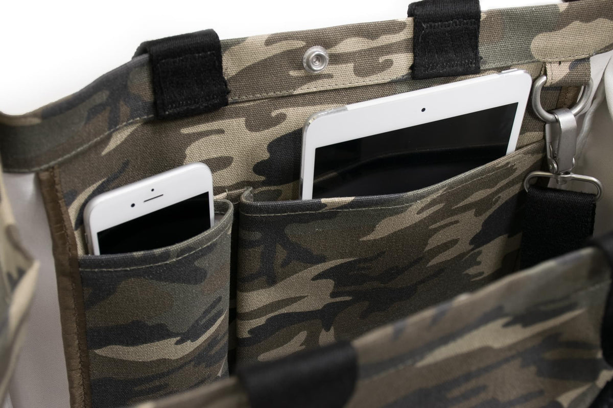 Luxe North-South Bag: Camouflage - Quilted Koala