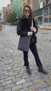 Town Crossbody Bag: Black Leopard Coated Canvas BACK IN STOCK! - Quilted Koala