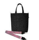 Town Crossbody Bag: Black Leopard Coated Canvas  BACK IN STOCK! - Quilted Koala