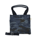 Blue Camo Mini Luxe North South + FREE Navy/Wine Geo Strap - Quilted Koala