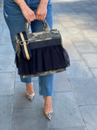 Future Bag Accessories: Bag Tutu in Black - Quilted Koala