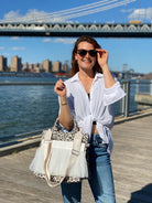 Future Bag Accessories: Bag Tutu in White - Quilted Koala