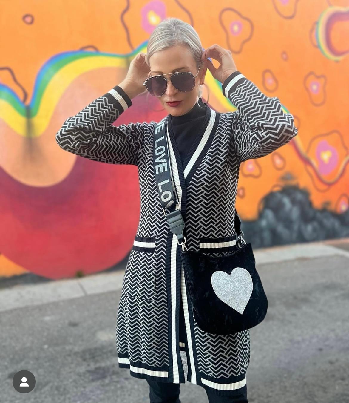 Mini City Bag: Black Crushed Velvet - Quilted Koala