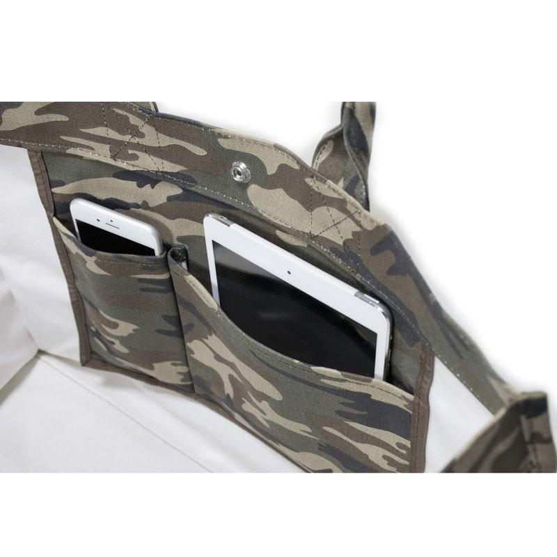 East-West Bag: Green Camouflage - Quilted Koala