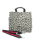 Luxe North South Bag in Leopard - Quilted Koala