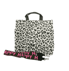 Mini Monogram Leopard North South Bag - Quilted Koala