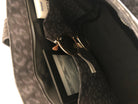 Black Leopard Midi Zipper Tote - Quilted Koala
