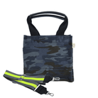 Mini Luxe North South: Dark Blue Camouflage - Quilted Koala
