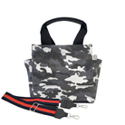 Mini Monogram Mini Luxe North South Bag: Grey Camouflage - Quilted Koala