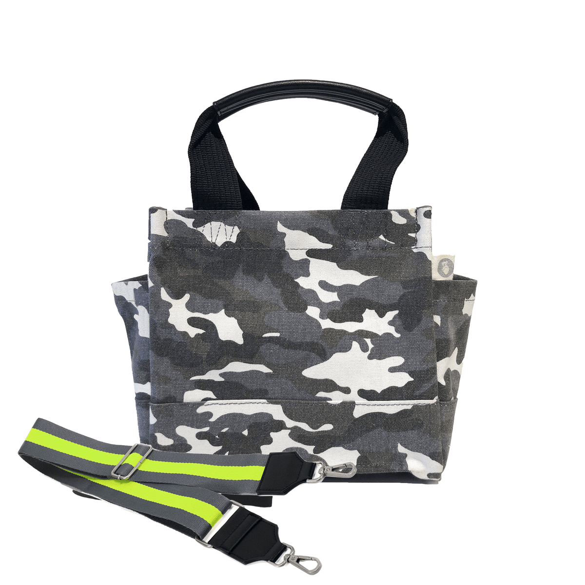 Mini Monogram Mini Luxe North South Bag: Grey Camouflage - Quilted Koala