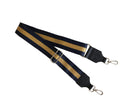 Blue Velvet Mini Luxe North South + FREE Navy/Gold Stripe Strap - Quilted Koala